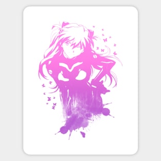 Girl Abstract - Pink Sticker